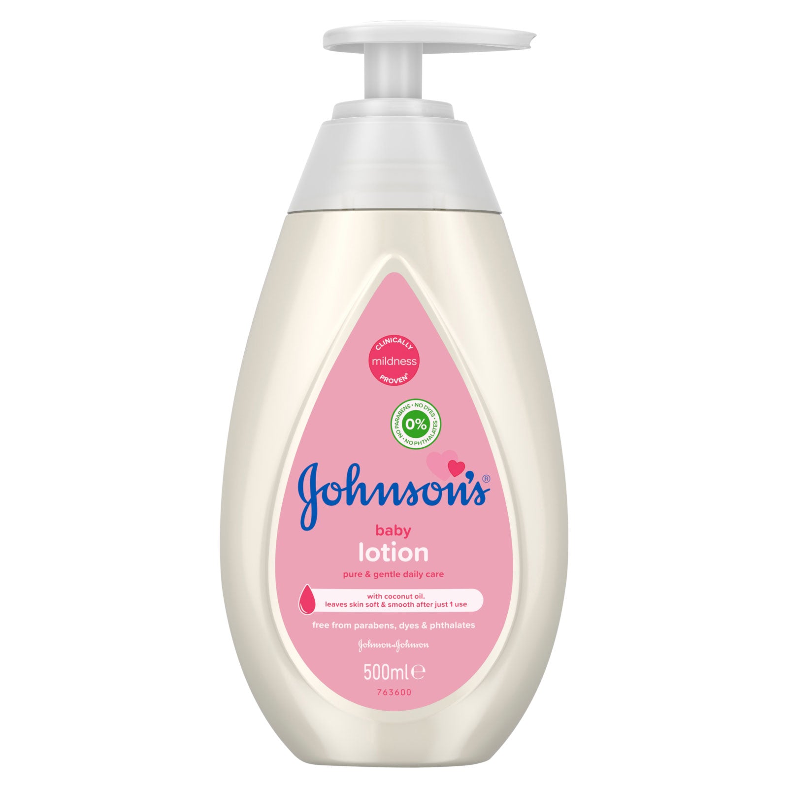 J & J Baby Lotion Pump 500ml J & J Baby Lotion Pump 500ml